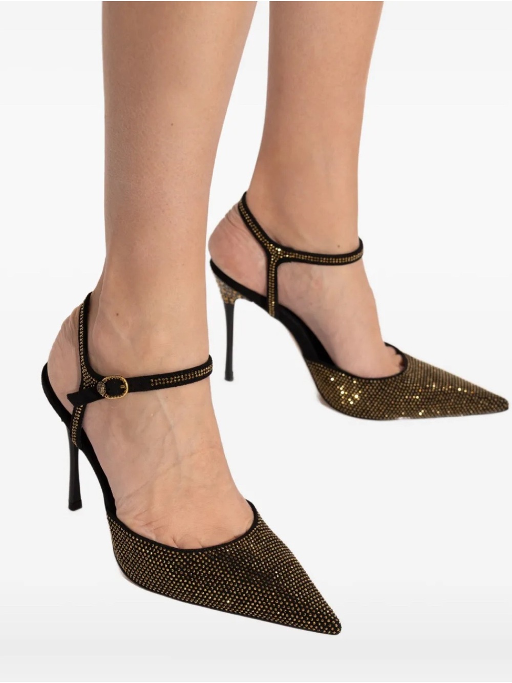Kurt Geiger Mayfair Point Ankle Strap Heels - Picture 7 of 14